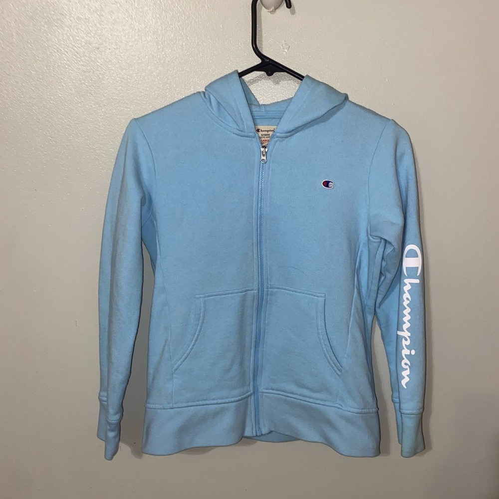 🥳3 for 10$🥳Champion Light Blue Hoodie